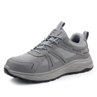 GUYISA European Standard Steel Toe Cap Grey Anti - Smash and Anti - Pierce Safety Shoes