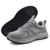 GUYISA European Standard Steel Toe Cap Grey Anti - Smash and Anti - Pierce Safety Shoes