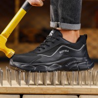 Outdoor Factory Direct Sales Anti-smash and Anti-puncture Safety Shoes High Quality Industrial Safety Shoes for Men