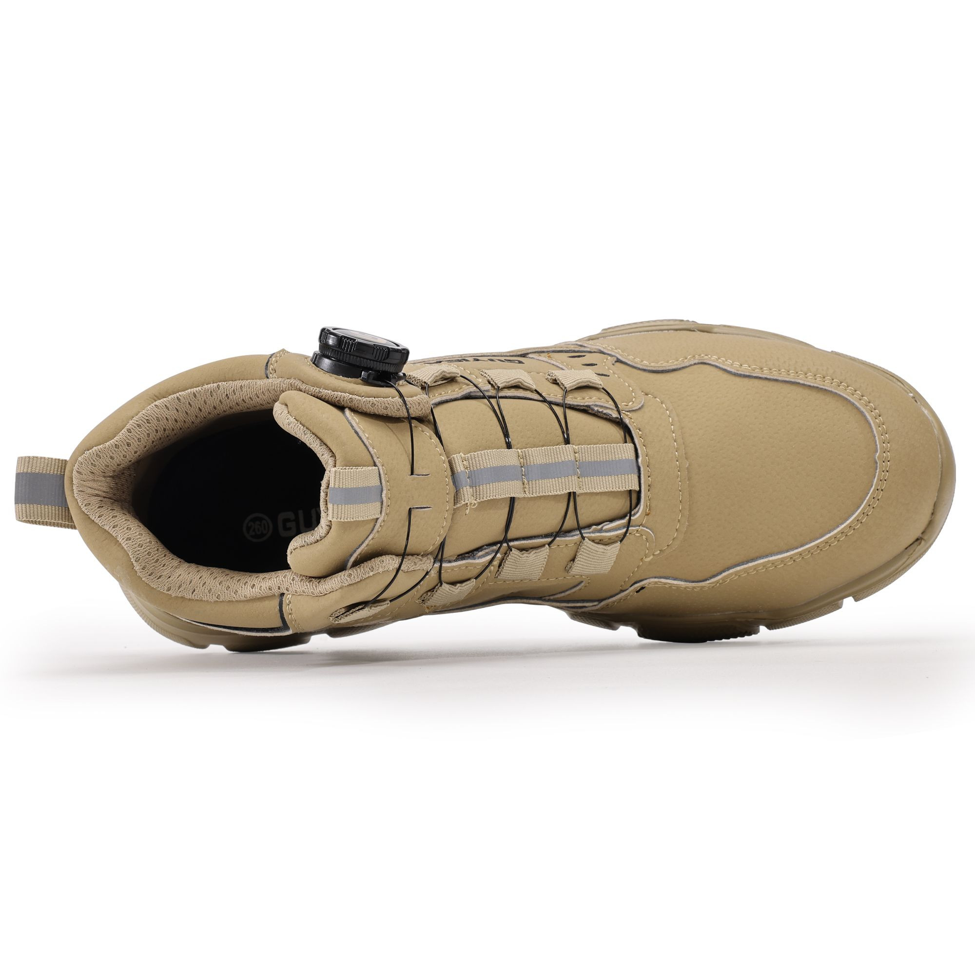 GUYISA Safety Boots Anti-smash and Anti-puncture Lightweight Rubber and Plastic Outsole Industrial Safety Boots
