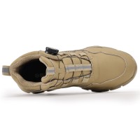 GUYISA Safety Boots Anti-smash and Anti-puncture Lightweight Rubber and Plastic Outsole Industrial Safety Boots