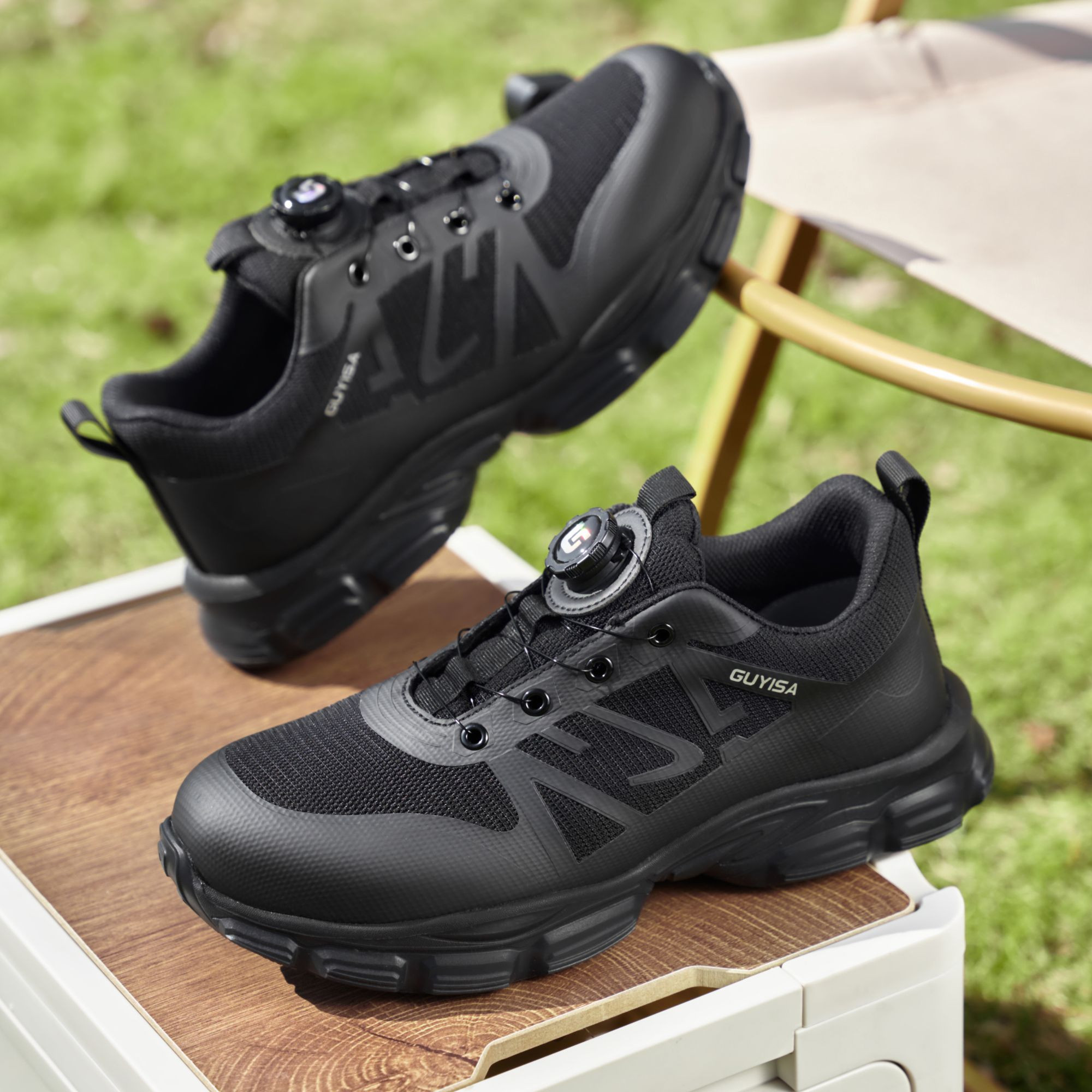 Premium Breathable Steel Toe Safety Shoes Men Women Lightweight Puncture Resistant Hiking Work Boots