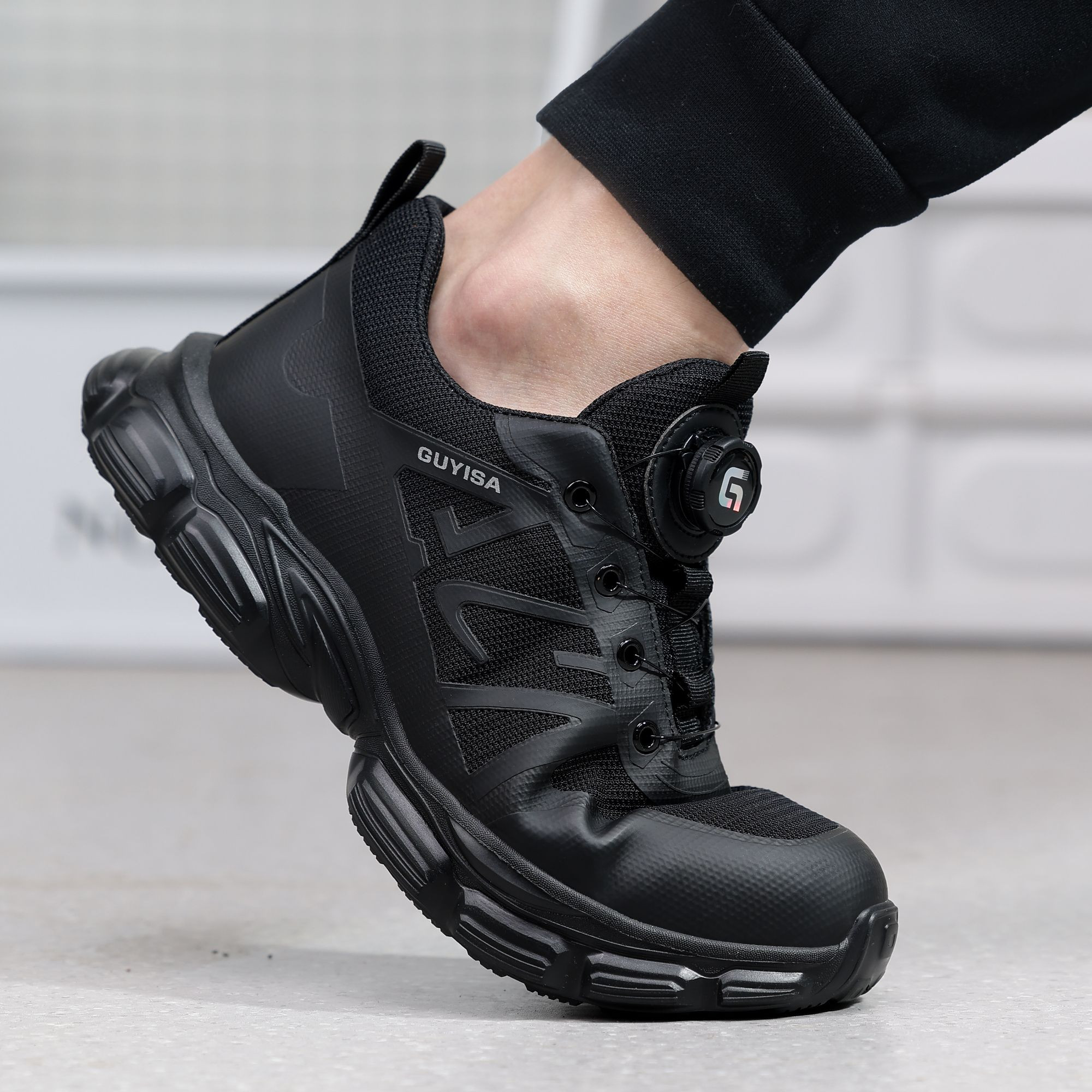 Premium Breathable Steel Toe Safety Shoes Men Women Lightweight Puncture Resistant Hiking Work Boots