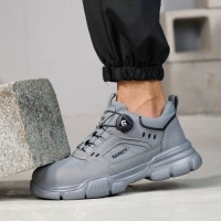 GUYISA 10KV Insulated Safety Shoes All Season Anti Smash Stab Intelligent Buckle Industrial Boots
