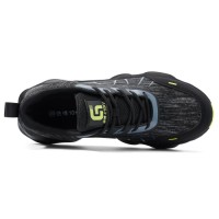 GUYISA New Black Anti - Smash Anti - Puncture Steel Microfiber Upper Functional Shoes Insulation 10kv Mens Work Shoes