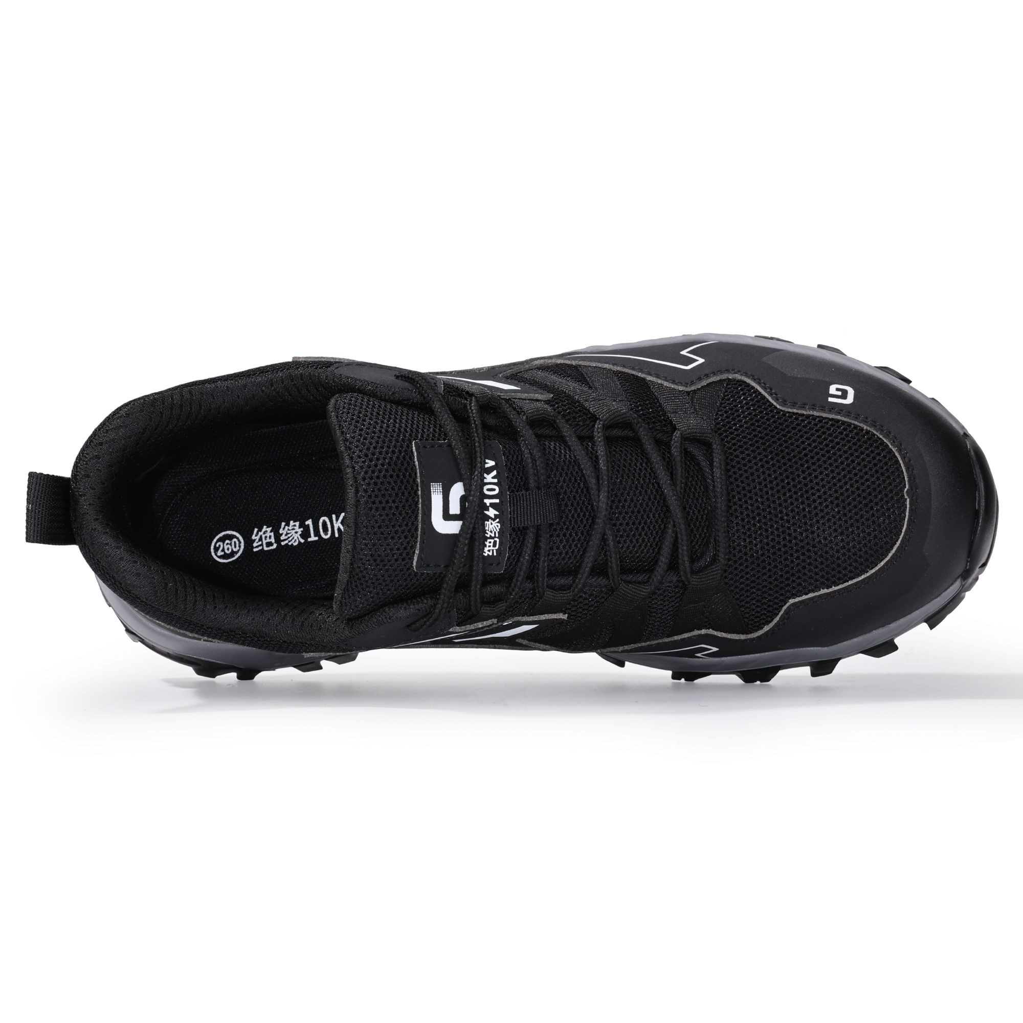 JINGTU Insulated 10KV Anti-puncture Ultra Light Safety Shoes With Rubber and Plastic Sole for Men