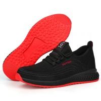 Steel Toe Work Shoes Breathable Working Shoes Women Man Safety Shoes Lightweight Puncture-Proof Safety Boots