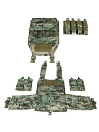 Tactical vest, lightweight CS equipment, stab-resistant clothing, patrol protective gear, load-bearing