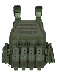 Tactical vest, lightweight CS equipment, stab-resistant clothing, patrol protective gear, load-bearing