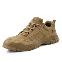 GUYISA Faux Suede Upper Safety Shoes Anti-smash Anti-puncture Industrial Steel Toe Safety Shoes