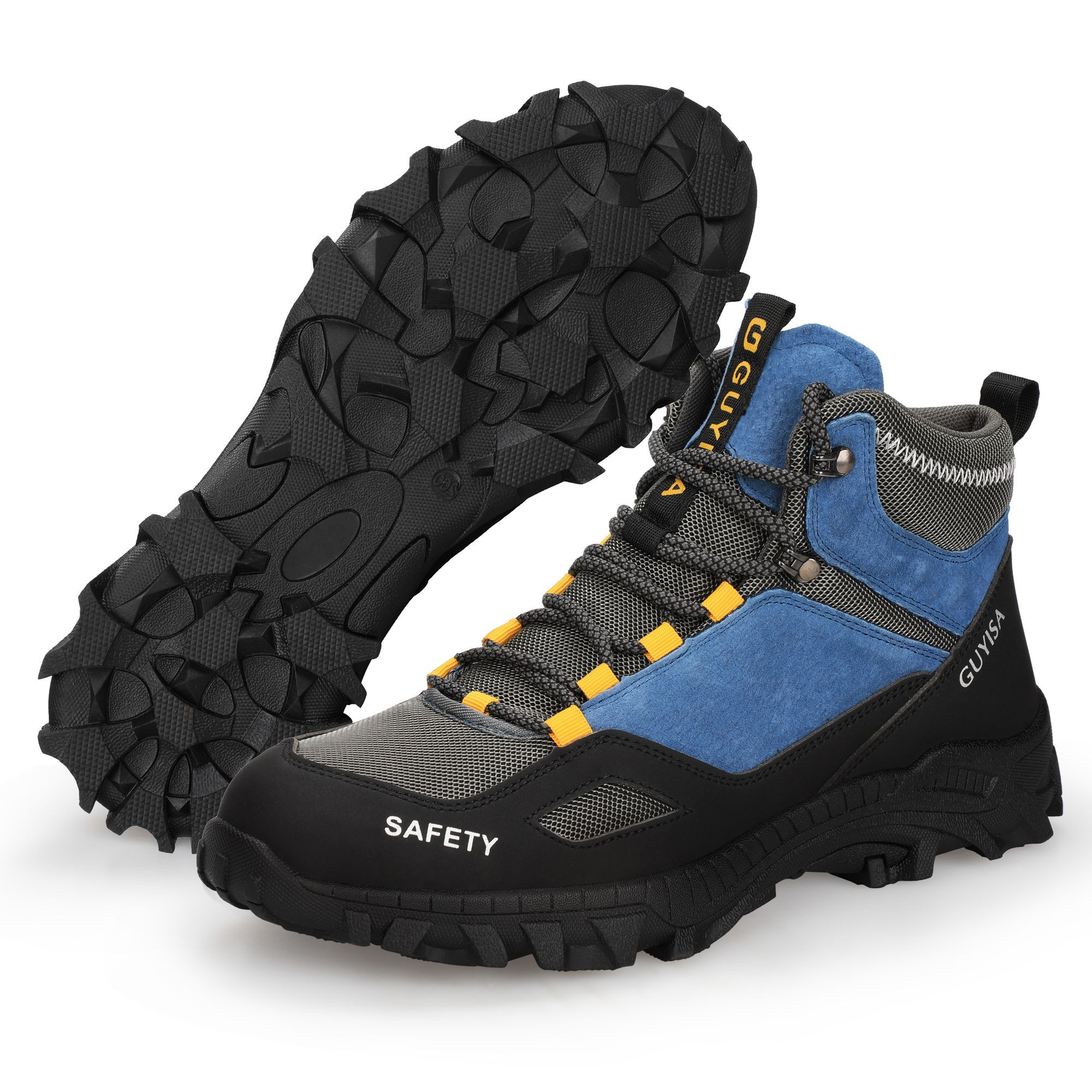 Fashion New Outdoor Breathable Anti-puncture Steel Toe Safety Shoes Supplier Man Shoes