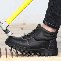 GUYISA Lightweight Steel Toe Waterproof Work Boots for Men Hot Sale Safety Shoes for Industrial Use