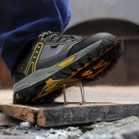 Breathable Safe Construction Site Anti-Smashing Anti-Stab Comfortable Casual Safety Shoes