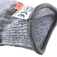 Food Grade Cut Level 5 HPPE Cut Resistant Gloves 13G for Food Processing Safety & Industrial Hand Protection