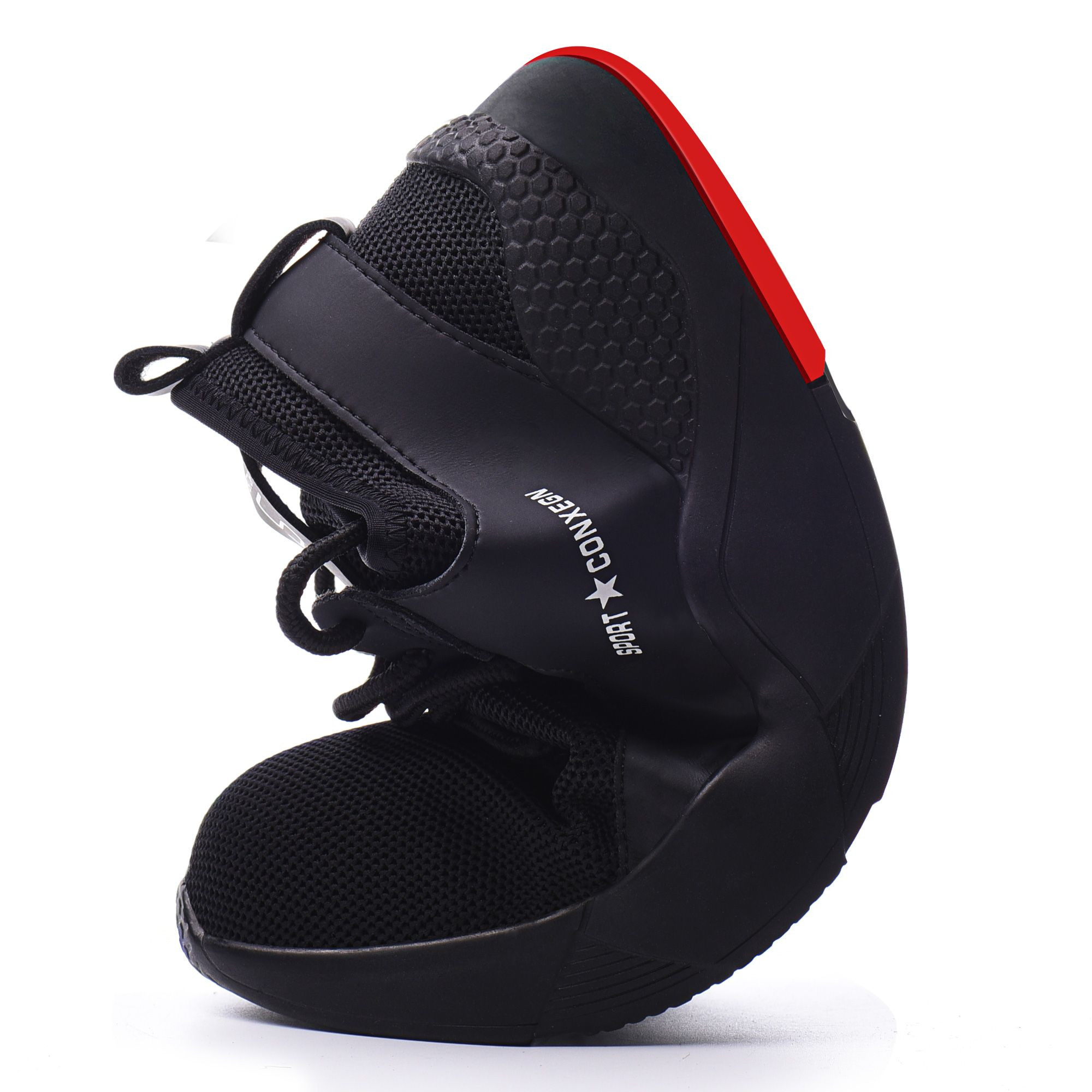 GUYISA Hot Sale Anti Puncture Breathable Microfiber Steel Toe Labor Safety Shoes for Construction