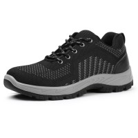 Best-selling brand safety shoes security breathable fly netting cloth factory workshop work steel toe safety shoes