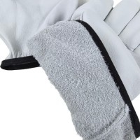 Classic White Steerhide Unlined Driving Gloves for All-Season Comfort & Enhanced Steering Grip