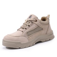 GUYISA Fashion Safety Shoes Microfiber Upper Work Shoes Construction Site Steel Toe Safety Shoes