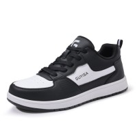 GUYISA Mens Safety Shoes Casual Smash-proof Stab-proof Safety Shoes