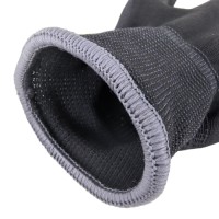 Multi-Color PU Palm Dipped Work Gloves 13G Polyester Base in White, Grey, Black for Enhanced Grip & Material Handling