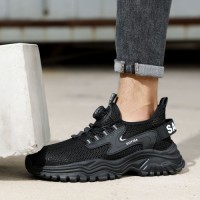 Safety Shoes Summer Mesh Upper Puncture-proof Anti-smashing EN ISO 20345 Lightweight Breathable Safety Shoes Summer