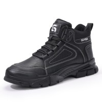 GUYISA Fashion Safety Boots Steel Toe Safety Boots for Outdoor Work