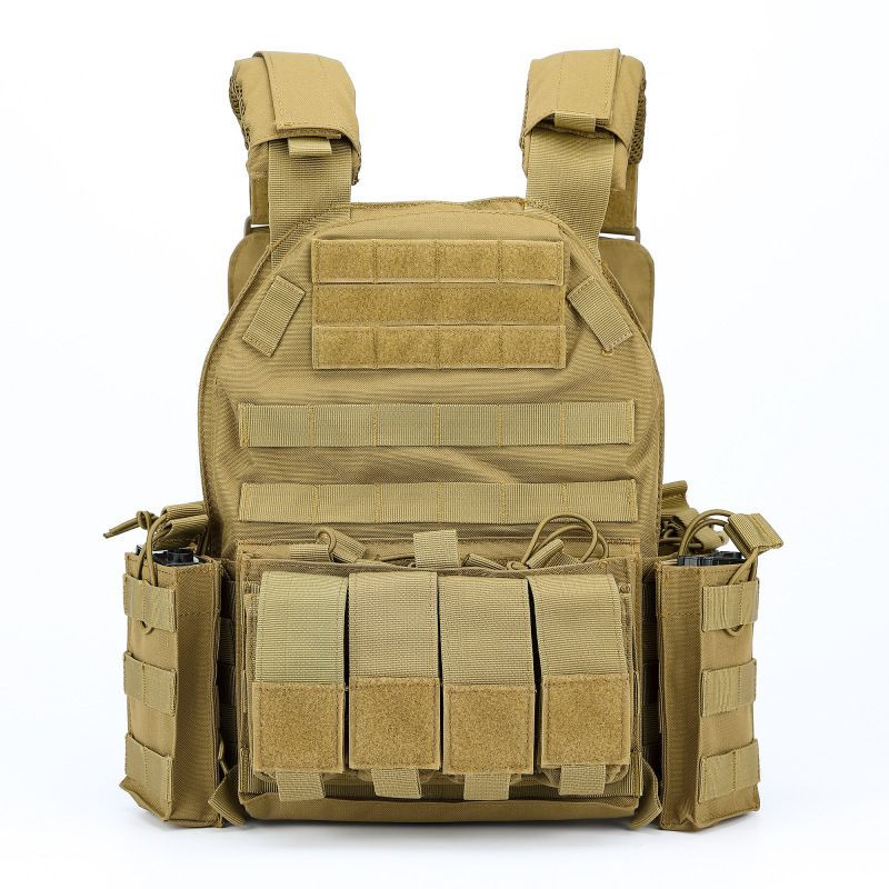 Tactical triple clip bag outdoor vest Molle accessory bag multi-purpose waist seal pendant bag AK triple clip