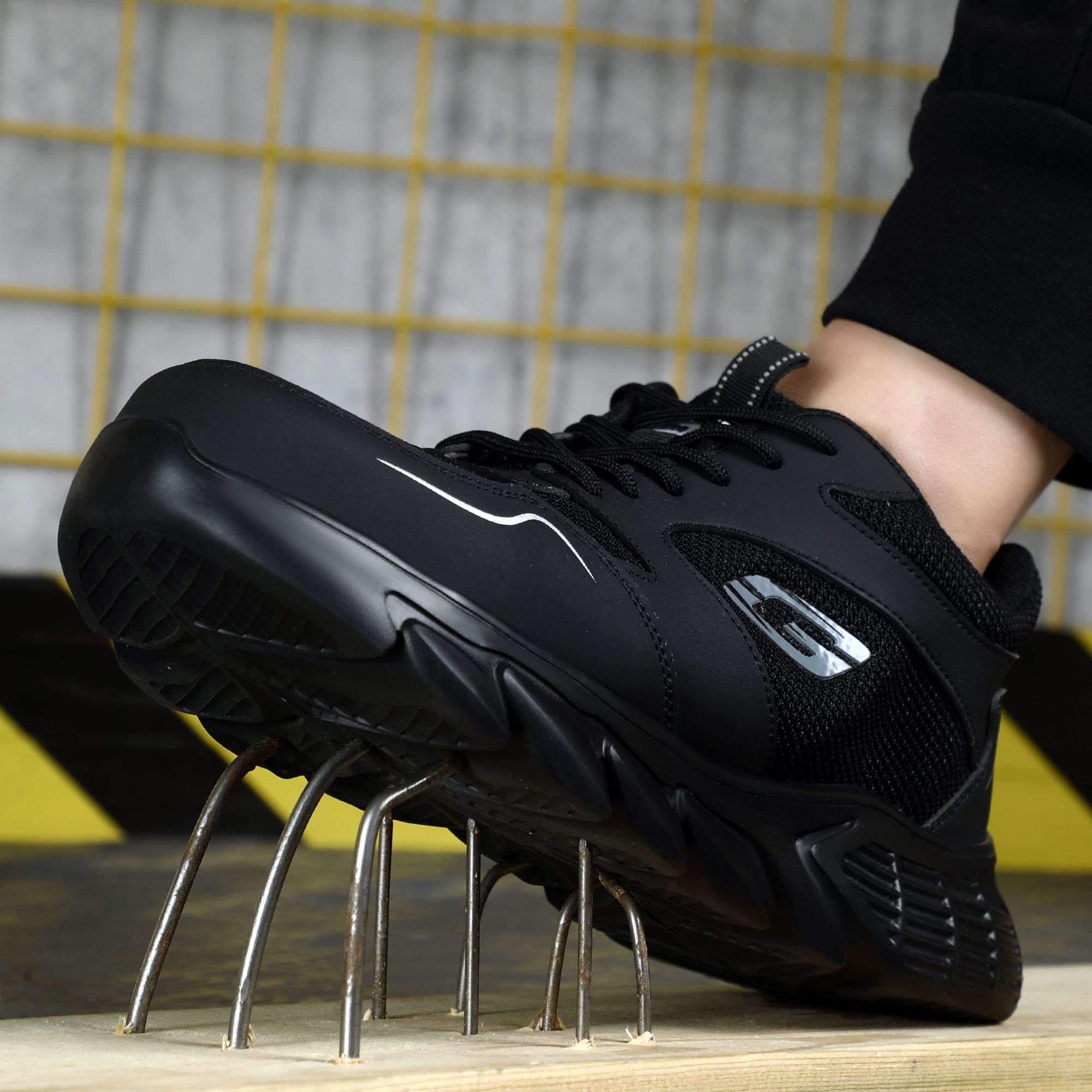 Best Sale Fashion Puncture-proof Comfortable Steel Toe Work Boot Safety Shoes for Factory