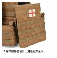 Camouflage Quick Drying Tactical Vest Innovative Design Reliable Durable Outdoor Multifunctional Protective Vest