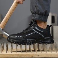 High-Performance Construction Shoes With Eva Sole Non-Slip Comfortable Steel Toe Boots With Kevlar