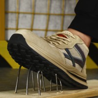 GUYISA High Quality Unisex Industrial Safety Shoes Breathable Suede Upper & Wear Resistant Rubber Sole for Outdoor Usage