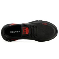 GUYISA Quality Work Shoes and Boots Anti-slip Resistant Hiking Steel Toe Safety Shoes