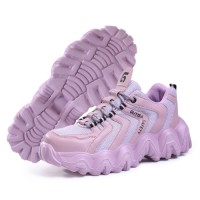 Newly Designed Pink Womens Safety Work Shoes with EVA Soles for Industrial & Sports Activities