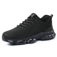 Comfortable Anti-smash Steel Toe Work Boots Breathable Safety Shoes Puncture Resistant Sole Winter Summer Construction