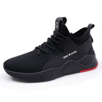 GUYISA Hot Sale Anti Puncture Breathable Microfiber Steel Toe Labor Safety Shoes for Construction