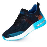 GUYISA Lightweight Impact and Puncture Resistant Breathable Summer Outdoor Casual Sports Steel Toe Safety Shoes