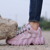 Newly Designed Pink Womens Safety Work Shoes with EVA Soles for Industrial & Sports Activities