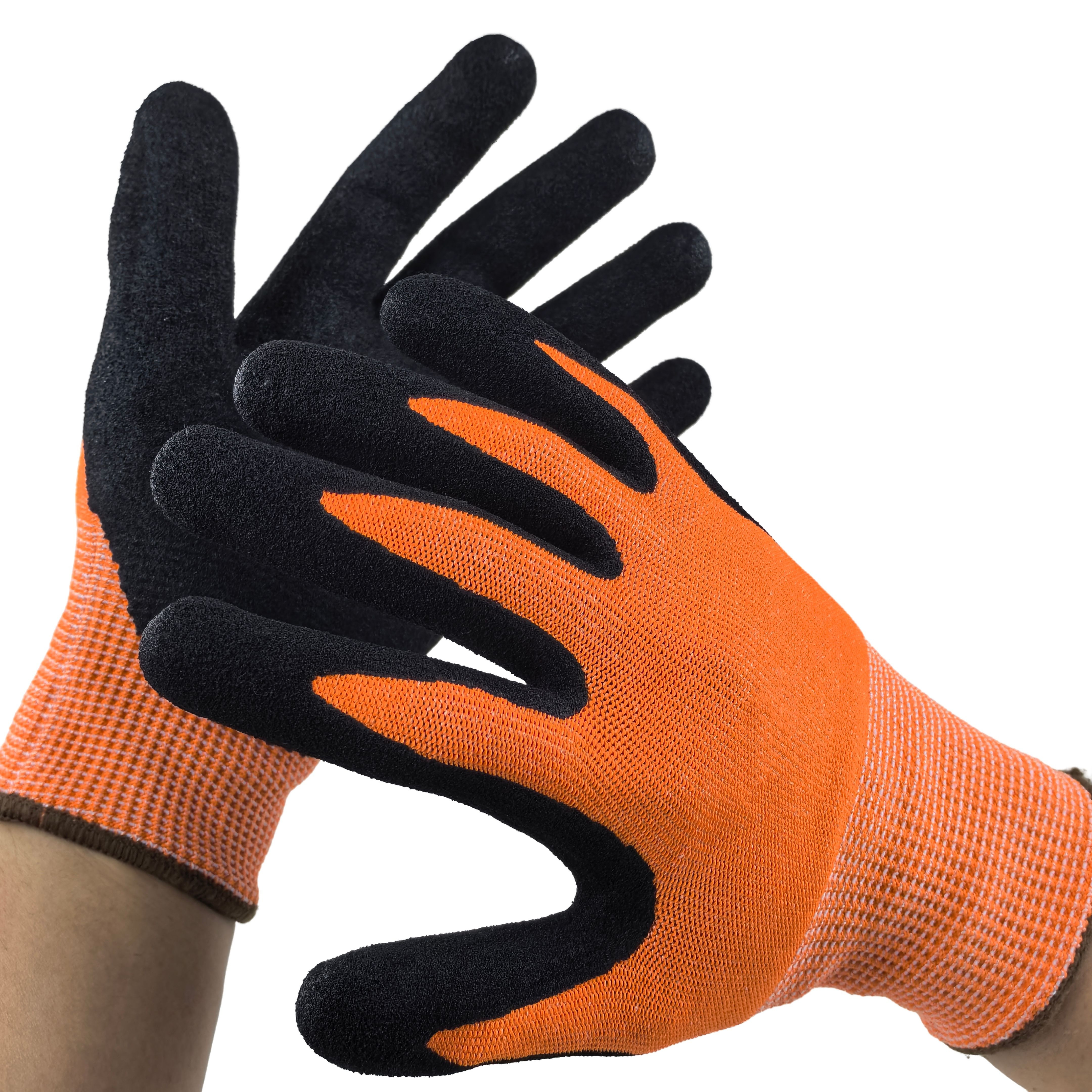 Cut Level 5 Nitrile Sandy Gloves 13G for Industrial Safety & Anti-Slip Protection