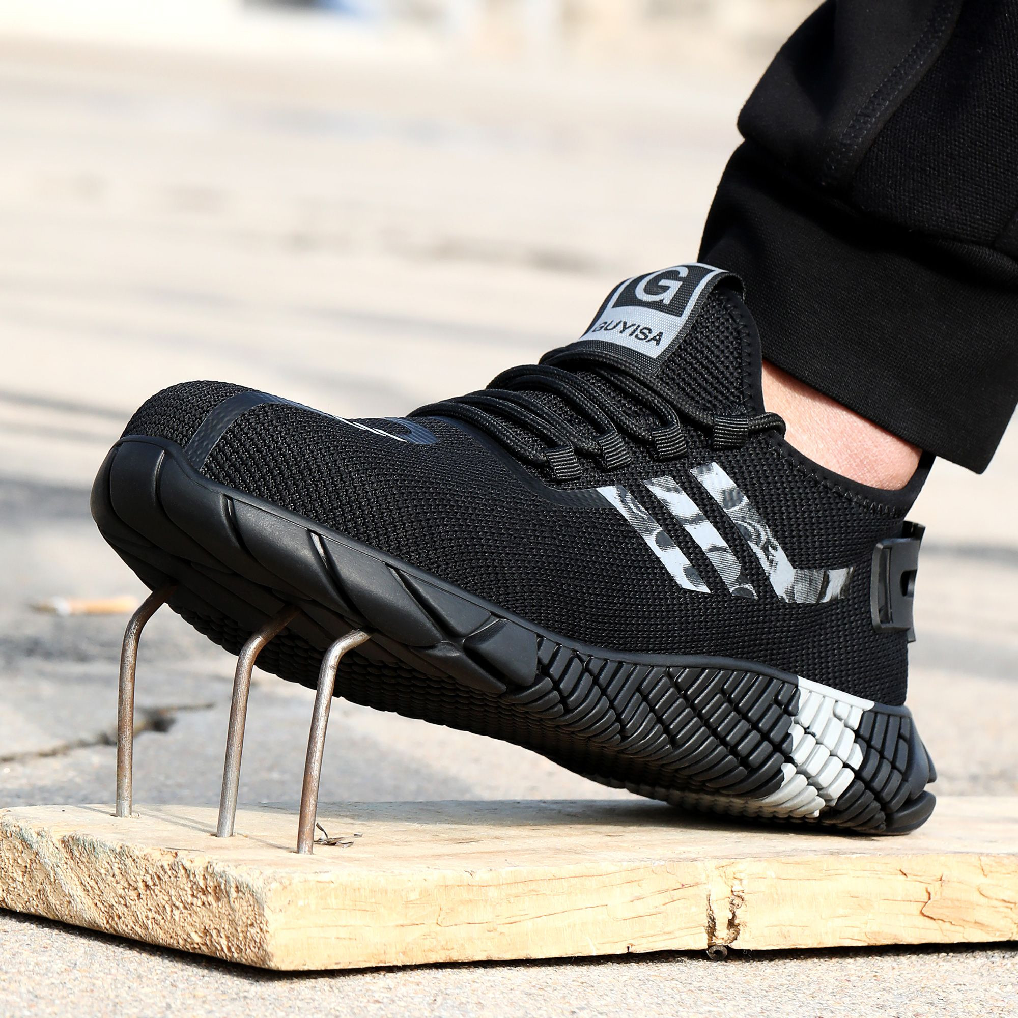 European Standard Steel Toe Anti Puncture Anti Slip Anti Wear Safety Shoes Comfortable Various Styles