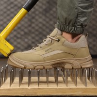 GUYISA Industrial Safety Shoes Smash-proof Puncture-proof Microfiber Upper Safety Shoes