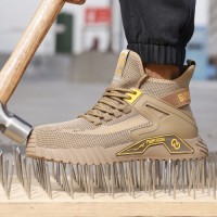 Ultra Lightweight Breathable Composite Toe Safety Shoes - Anti Crush & Puncture for Warehouse Logistics Workers
