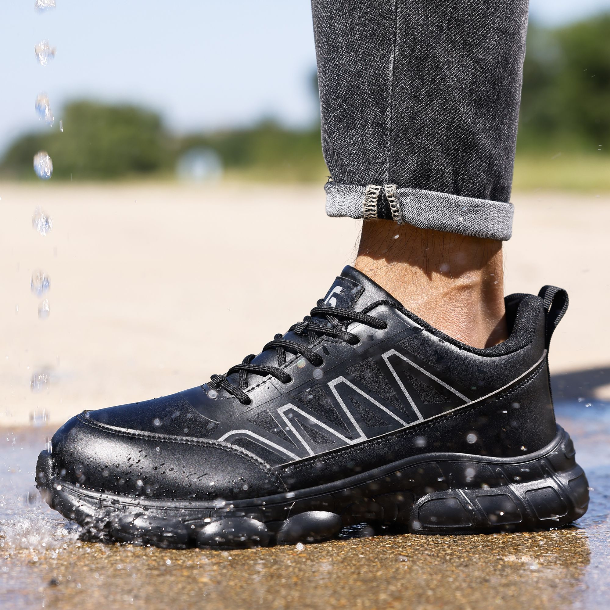 GUYISA Durable Work Safety Shoes High-quality Work Safety Shoes Comfortable Safety Shoes for Men
