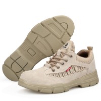 GUYISA Industrial protection Safety Shoes Steel Toe Anti-smashing Summer Breathable Outdoor Work Safety Shoes