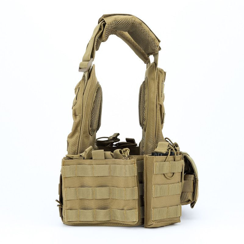 Tactical triple clip bag outdoor vest Molle accessory bag multi-purpose waist seal pendant bag AK triple clip