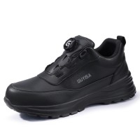 Sports Steel Toe Industrial Safety Shoes Waterproof Microfiber Upper Safety Shoes