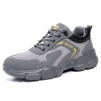 GUYISA Factory Direct Featherweight Drop & Nail Guard Safety Sneakers for Welding & Yard Work