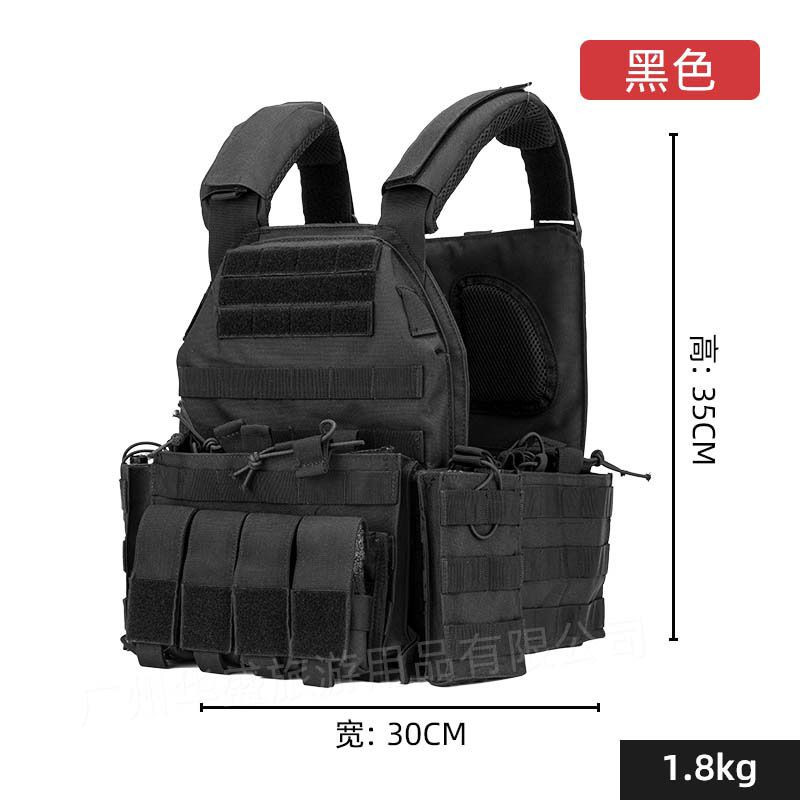 Tactical triple clip bag outdoor vest Molle accessory bag multi-purpose waist seal pendant bag AK triple clip