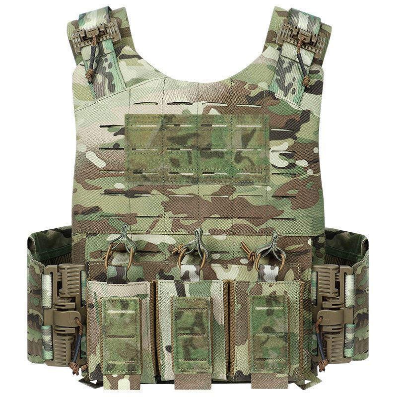 New tactical vest, wear-resistant and breathable Oxford fabric, one-button quick release，functional protective vest