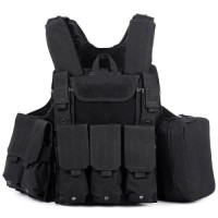 Tactical Ghost Vest, Camouflage Real-Life CS Field Protection Equipment, Combat Vest