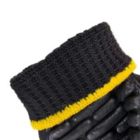 Anti-Impact Stitched TPR Gloves 7G Five-Finger with Foam Rubber Palm for Auto Repair & Workshop Safety